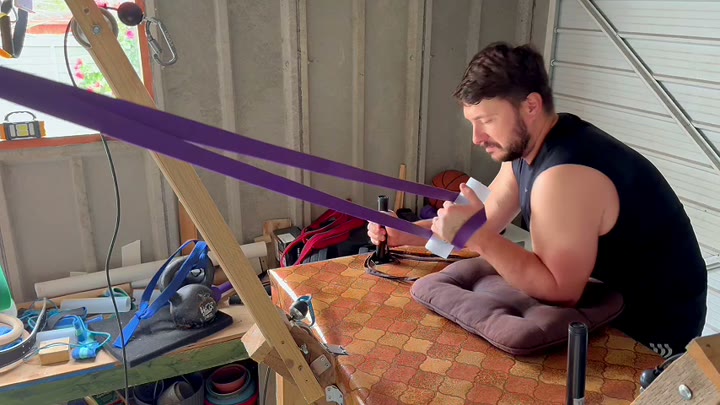 Wrist Curls with Resistance Band Handle