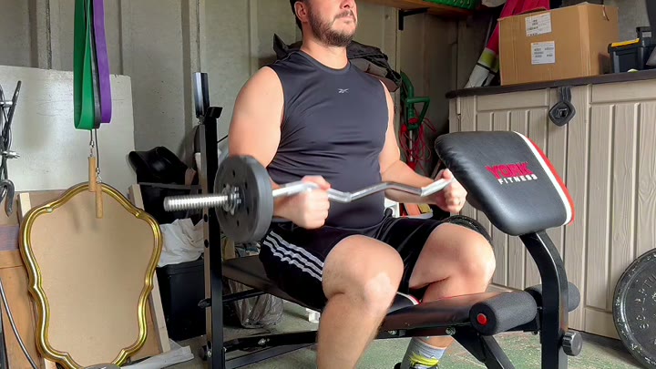 EZ-Bar Hammer Curls