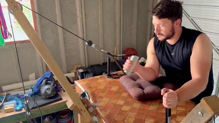 Fixed-Bar Wrist Curls with Side Pressure